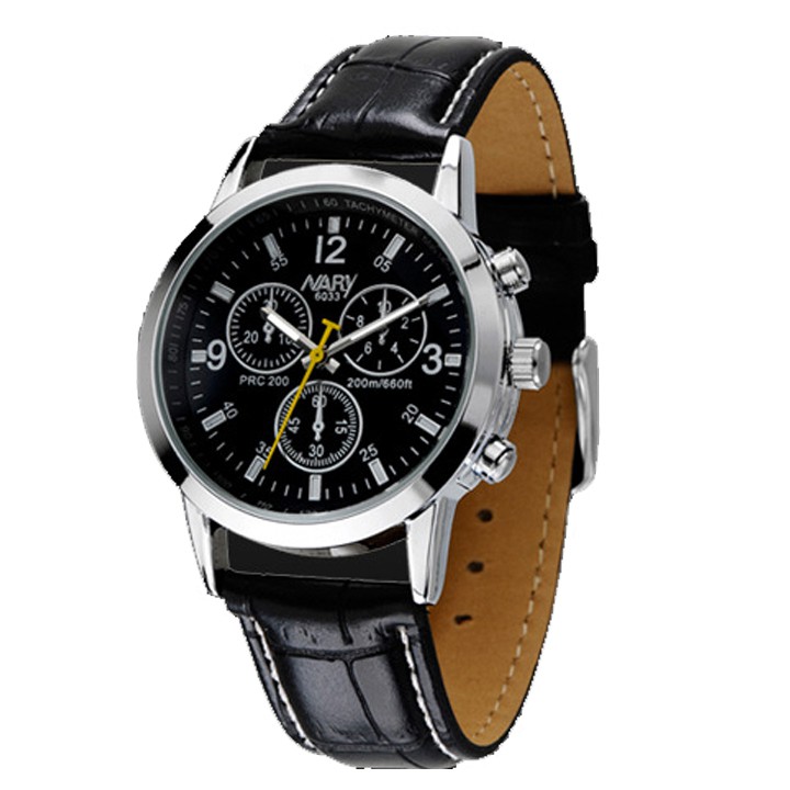 Đồng hồ nam/nữ Nary dây da chống nước SP253 (Nhiếu màu) | BigBuy360 - bigbuy360.vn