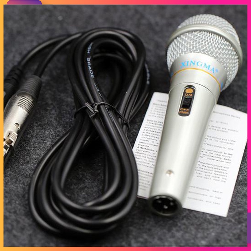 Mic Hát Karaoke XINGMA AK-319 thế hệ mới cho âm thanh sống động, Sử Dụng Cho Loa Kéo, Ampli, Tivi - Hát Cực Hay