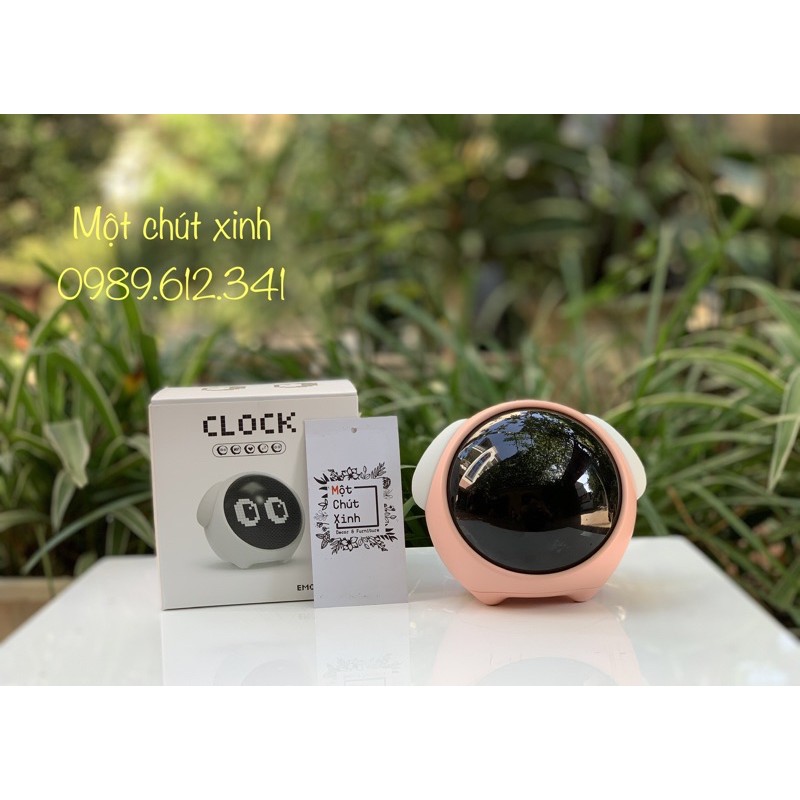 ❤️Freeship-ảnh thật🍀 Đồng hồ kiêm đèn ngủ Emoji Alarm Clock dễ thương