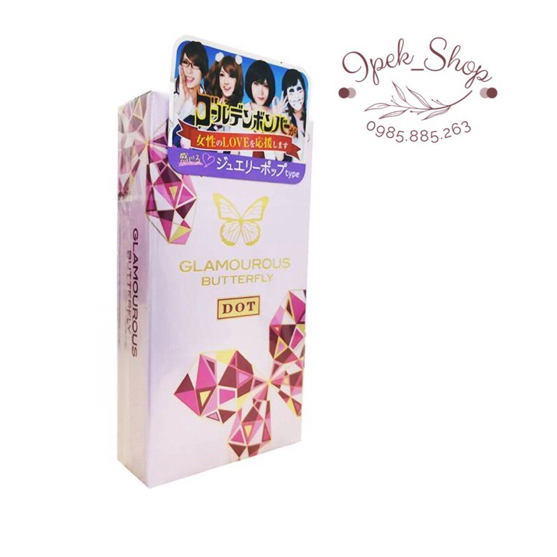 Bao cao su JEX Glamourous Dot - Hộp 8 Pcs - Ipek_Shop