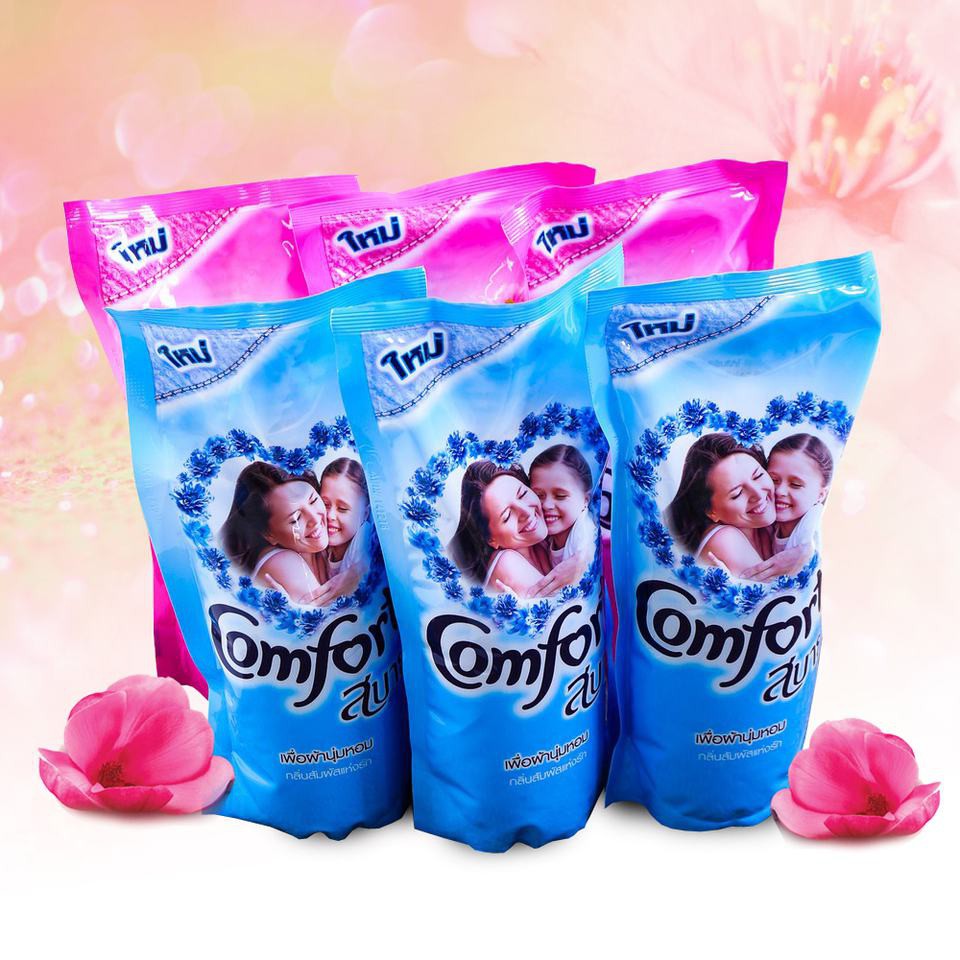 Combo 3 túi nước xả vài Comfort Thái Lam 600 ml