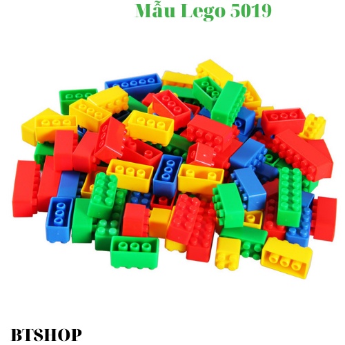 Bộ Lego xếp hình giáo dục sớm  Đồ chơi LEGO phát triển tư duy hình khối xây dựng ,nhiều màu sắc