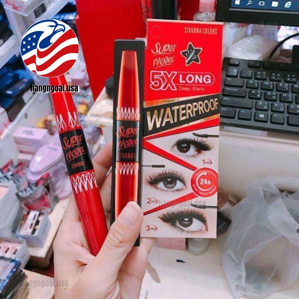 Mascara Sivanna 5X (Có Sẵn) Sivanna Color Thái Lan Chính Hãng