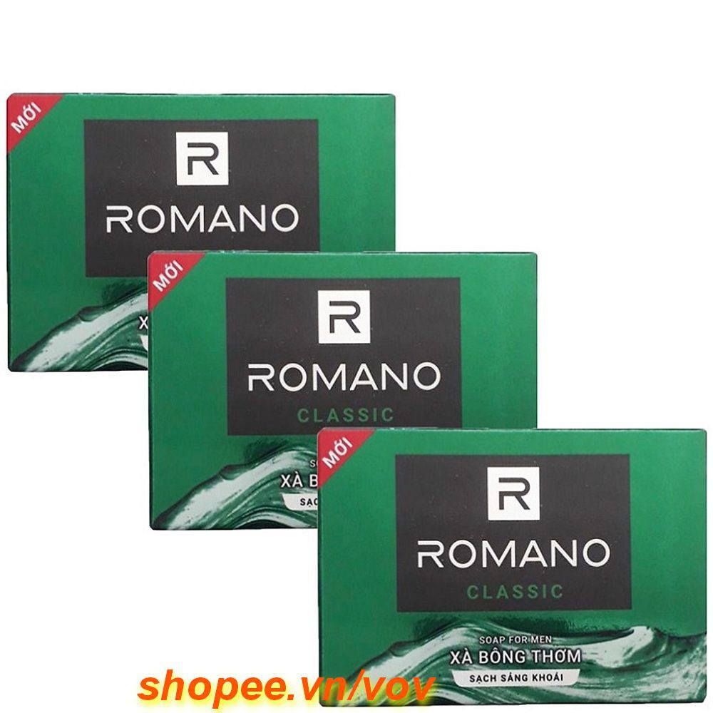 Xà Bông Tắm 90g Romano Classic Chính Hãng.