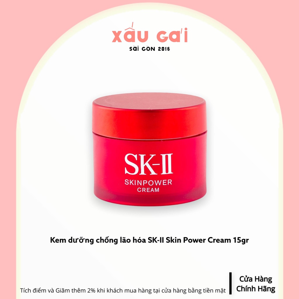 Kem dưỡng chống lão hóa SKII Skin Power Cream 15g