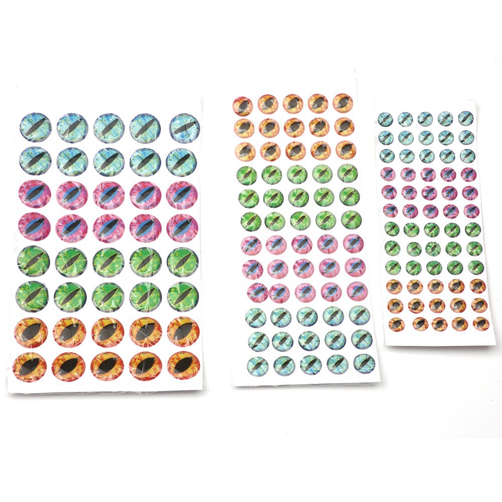 Mồi câu cá giả mắt 4d 6/ 8/ 12mm