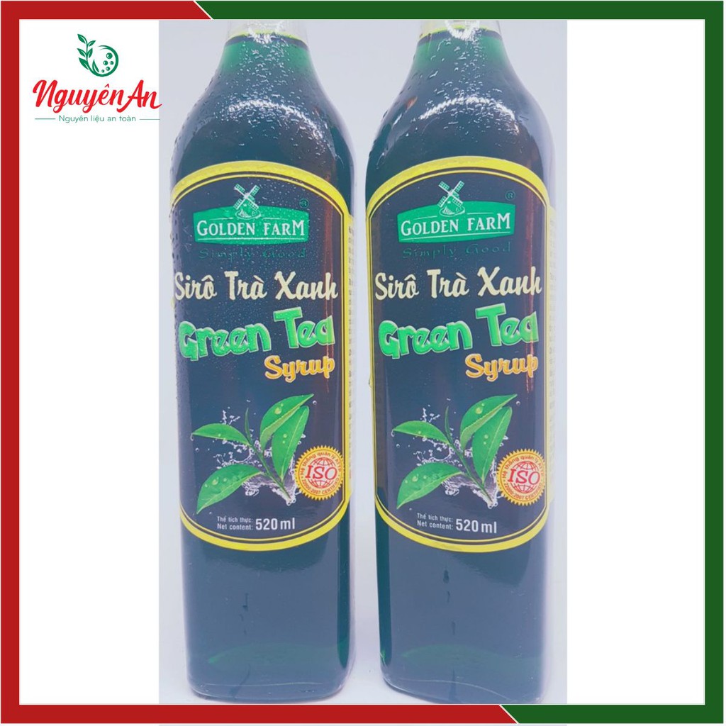 SIRÔ GOLDEN FARM TRÀ XANH 520 ML