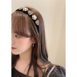 Bờm tóc nhung đính đá