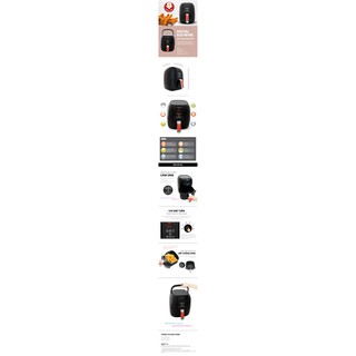 PK Nồi Chiên Không Dầu Điện Tử Lock&Lock ECF-300B AH