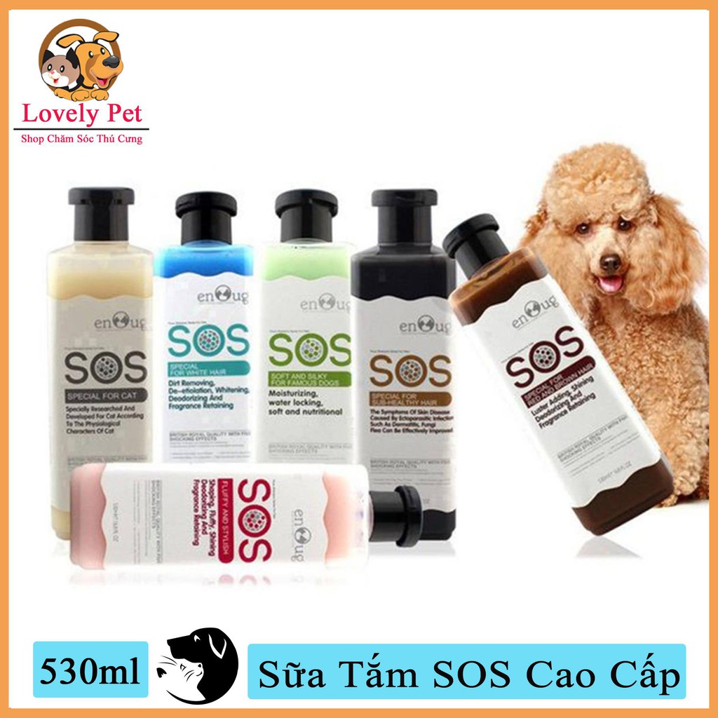 [CHÍNH HÃNG] Lovely Pet Family - Sữa Tắm SOS dành cho Chó Và Mèo Cao Cấp (530ml)