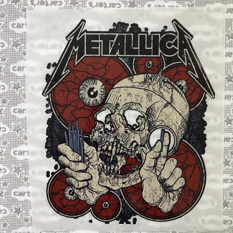 Hình dán nhiệt - logo Metallica nhiều mẫu