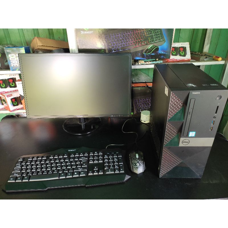 Bộ máy tính Dell Vostro 3668 i3 6100 ram 8G SSD 128G 24 inch