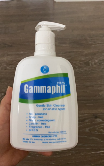 Sữa rửa mặt gammaphil 125ml  & 500ml