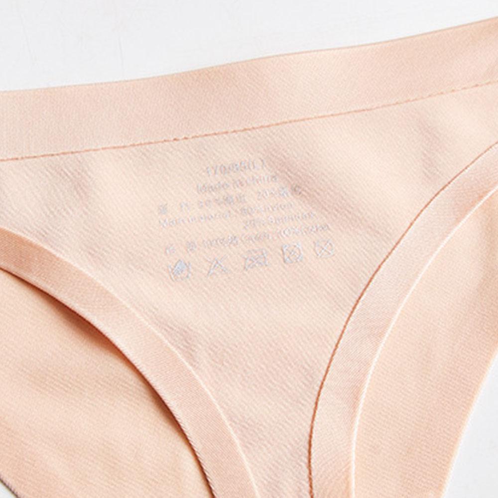 OCEANMAP Quần Lót Lụa Siêu Mỏng Kiểu Dáng Đơn Giản Quyến Rũ Có Size M-XL