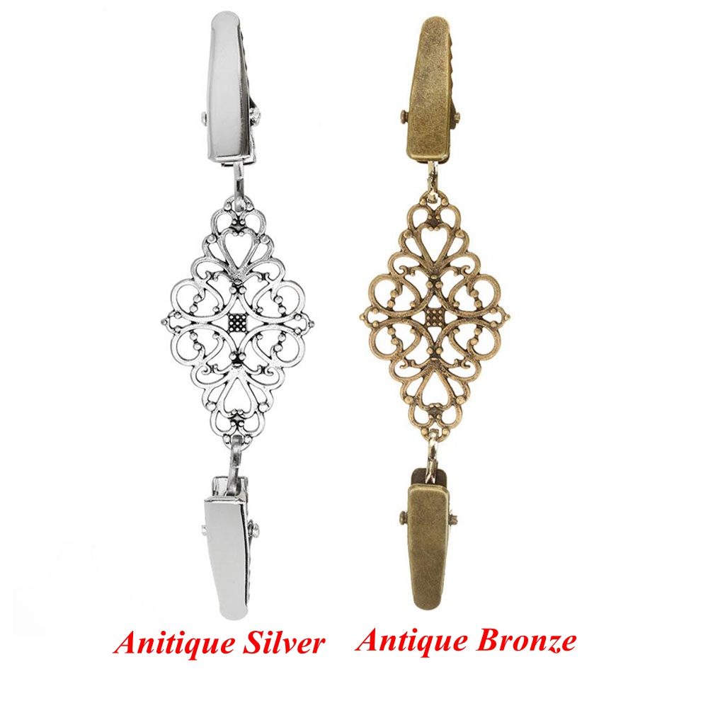 (Hàng Mới Về) Kẹp Áo Khoác Cardigan Thời Trang Nhiều Màu Phong Cách Retro