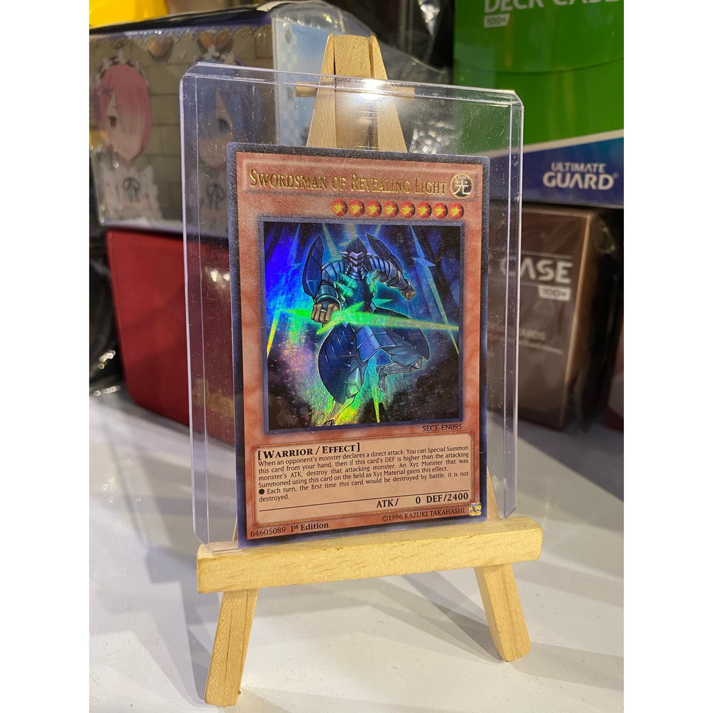 Lá bài thẻ bài Yugioh Swordsman of Revealing Light – Ultra Rare - Tặng bọc bài nhựa bảo quản