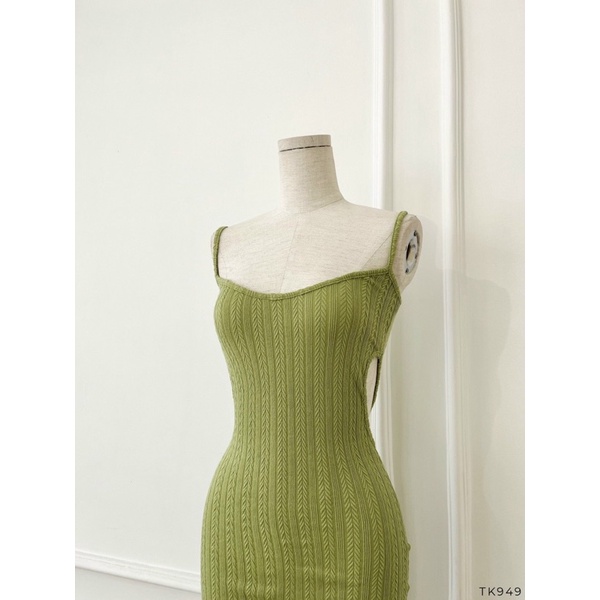 ĐẦM BODY KHOÉT EO CUT EO THUN GÂN SỌC NỔI CAO CẤP XBGIMI (Kèm ảnh thật)