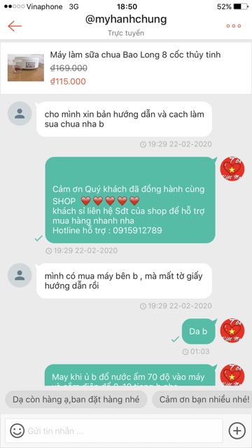 Máy làm sữa chua Bao Long 8 cốc thủy tinh