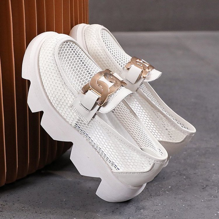 Giày Cao Gót Mũi Tròn Thiết Kế Thoáng Khí Hợp Thời Trang Cho Nữ | BigBuy360 - bigbuy360.vn