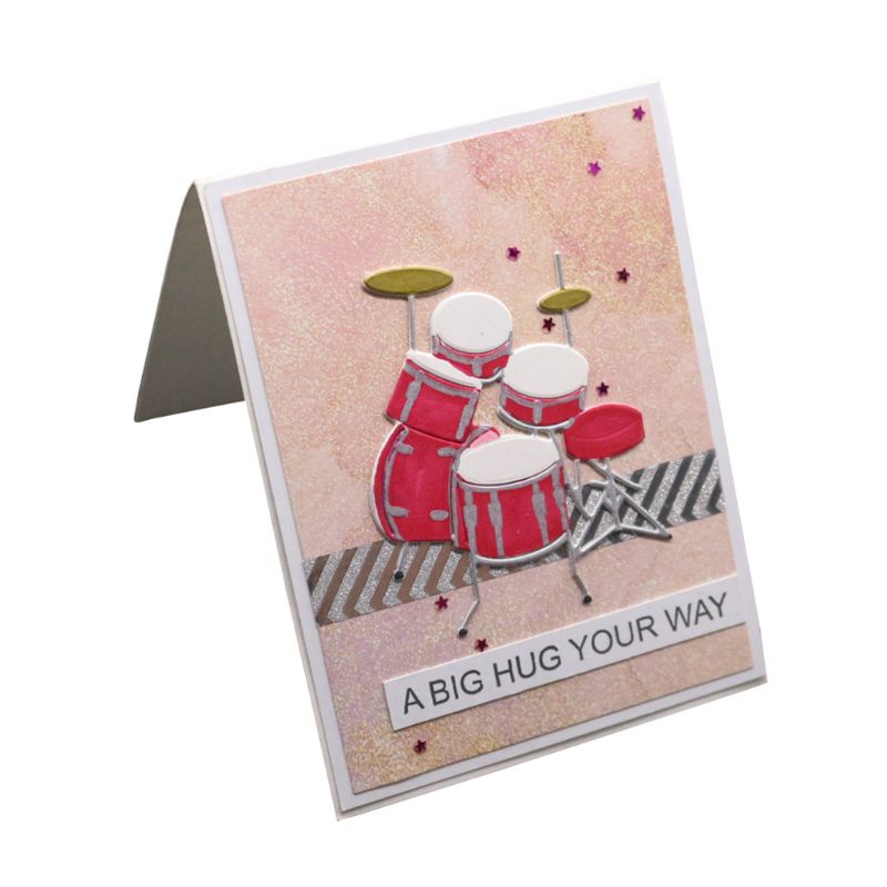 Khuôn Cắt Giấy Kim Loại Hình Trống