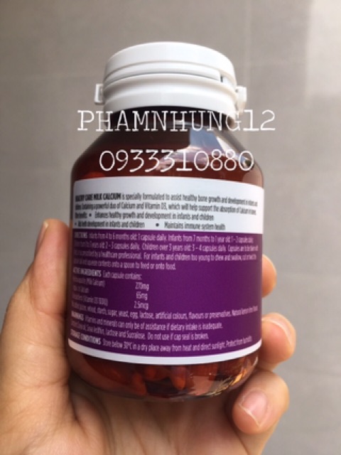 Canxi milk Healthy Care 60 viên. | BigBuy360 - bigbuy360.vn