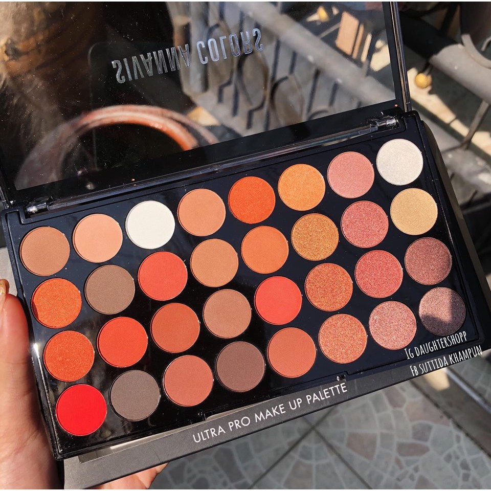 Bảng Phấn mắt -Tạo khối - Highlight 32 Ô Sivanna Ultra Pro Makeup Palette HF372