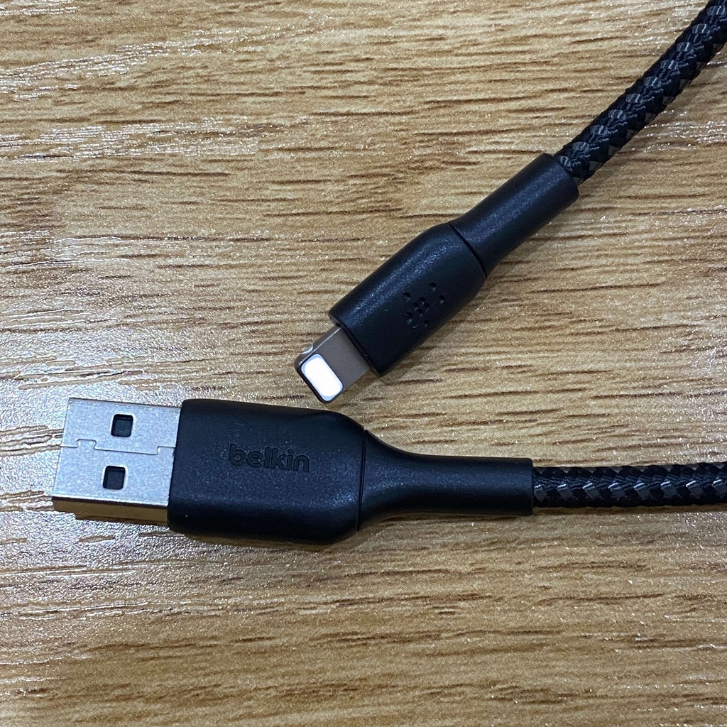 Cáp dù Belkin Boost Charge CAA002 USB-A to L - NOBOX Chính hãng - Bảo hành 06 tháng