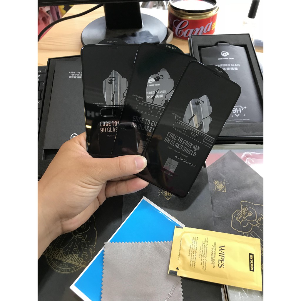 [ Đã có iP 13 ] Kính Cường Lực WK King Kong iPhone 6 đến iPhone 13 Pro Max