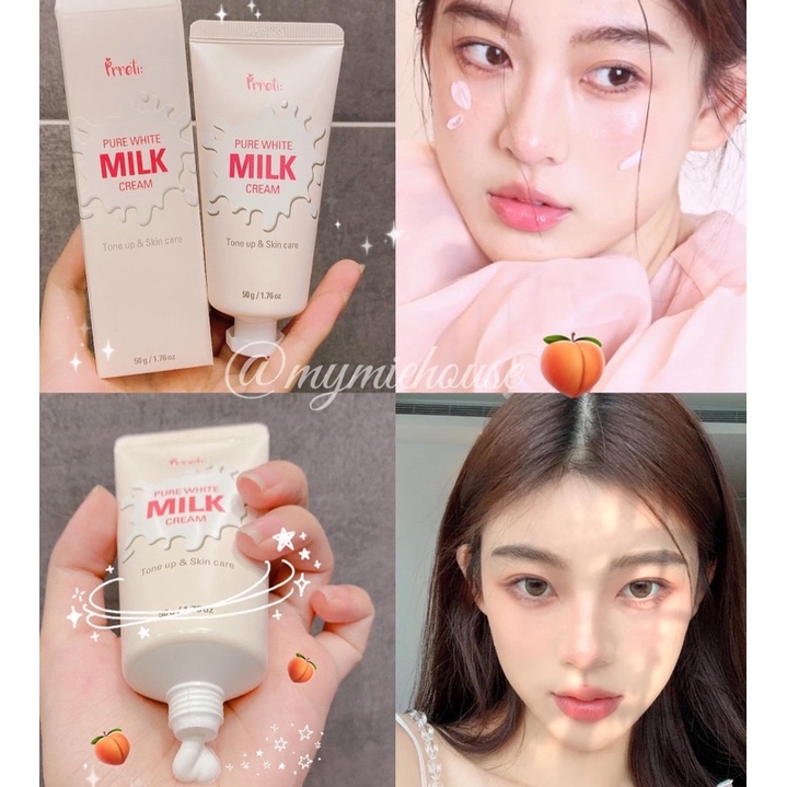 KEM DƯỠNG TRẮNG DA NÂNG TONE PURE WHITE MILK CREAM PRRETI  SALE 70%