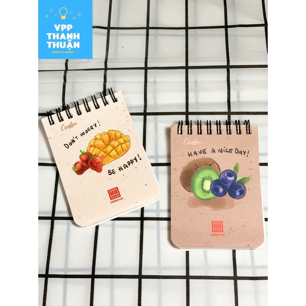 Sổ lò xo A7 200 trang CREATIVE Hồng Hà