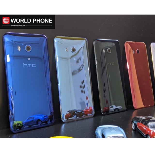 Nắp lưng, mặt kính lưng, nắp pin HTC U11 zin chính hãng bóc máy mới nguyên