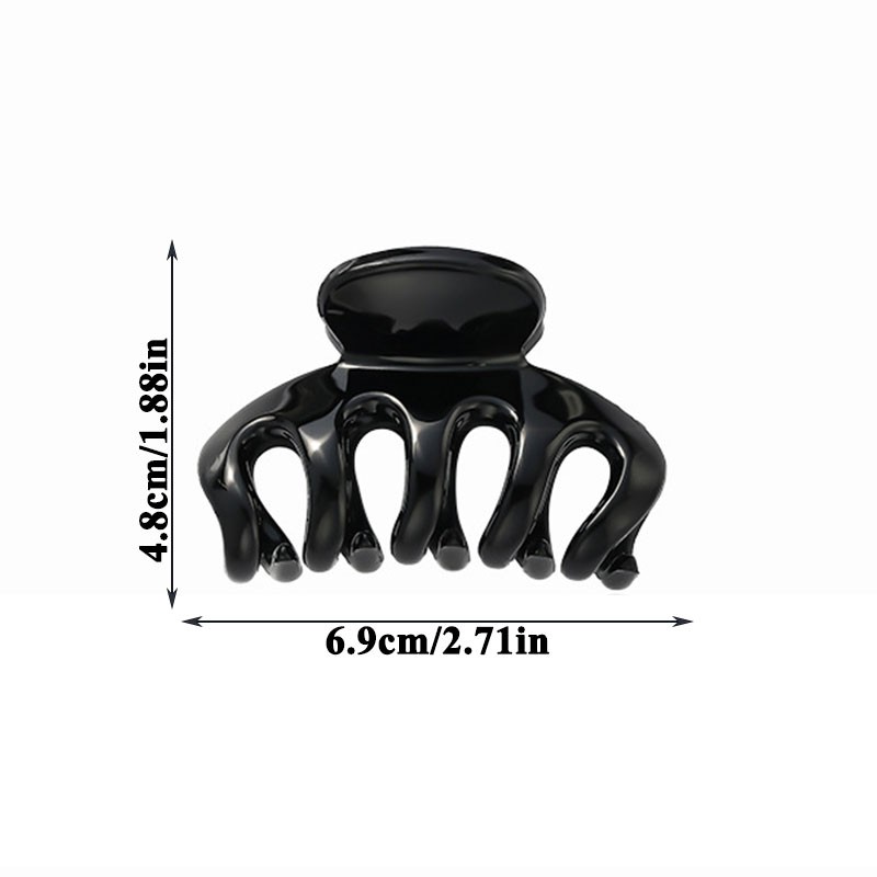 Kẹp tóc acrylic màu sắc thời trang dành cho nữ