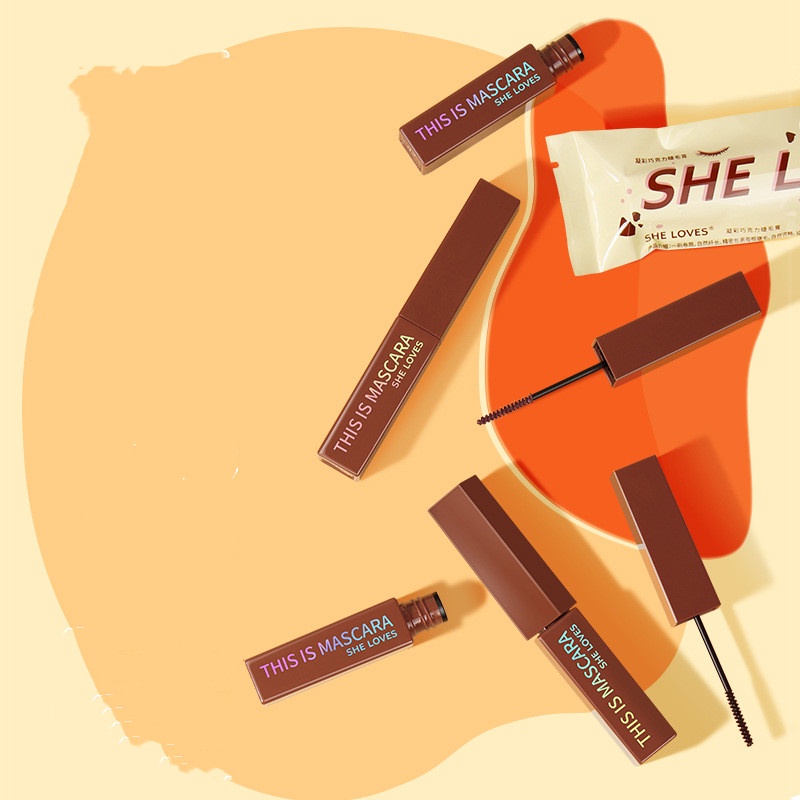 Mascara lông mày SHE LOVES nghiêng 45 độ chống thấm nước lâu trôi | BigBuy360 - bigbuy360.vn