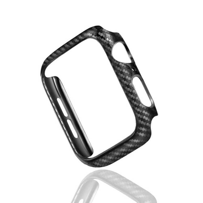 Case carbon bảo vệ mặt kính đồng hồ Apple Watch Series 4 3 2 1 Iwatch 42MM 44MM 38MM 40MM