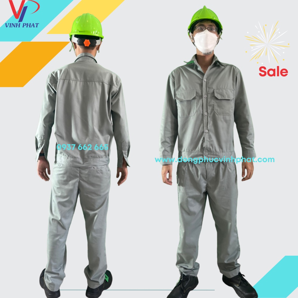 Bộ Đồng Phục Bảo Hộ Lao Động Cho Công Nhân, Kỹ Sư Vải Kaki Dày Dặn Mềm Nhiều Mẫu Đẹp Đủ Size - Hình Thật