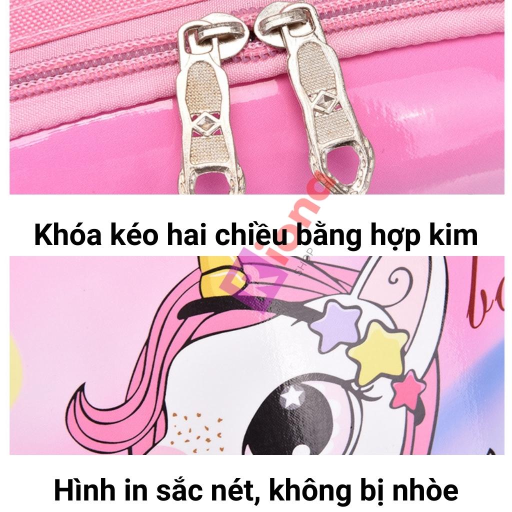 Balo bé gái cho bé mẫu giáo đi học mầm non cặp trẻ em ngựa Pony, công chúa Elsa RIONASHOP