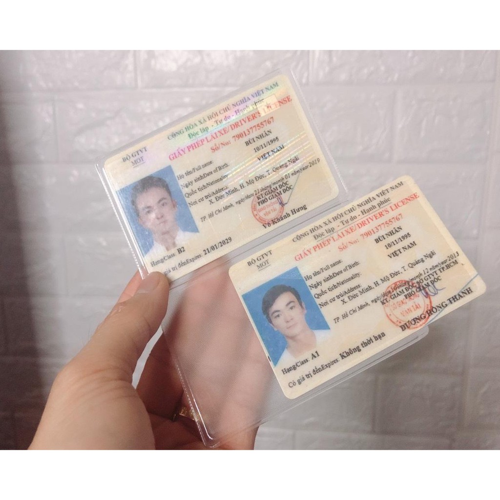 Túi Đựng Card Visit, Atm, Cmnd Trong Suốt