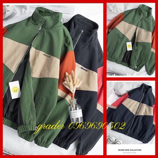 Áo Khoác Kaki Jacket Thêu ( ảnh thật )