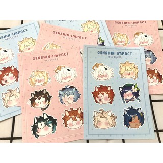 Sticker Genshin impact độc quyền vẽ bởi artist Kusayro | Little Memory