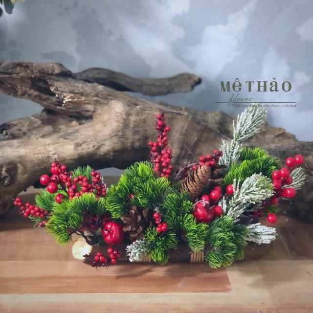 (Giá Tại Xưởng) Bình hoa Noel Trang Trí Giáng Sinh, Decor Phòng Khách, Shop, Studio của Mê Thảo Flower