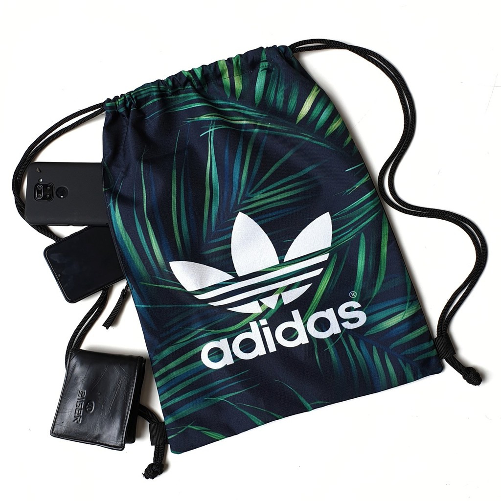 Túi Dây Rút Thể Thao/Tập Gym/Đá Bóng Adidas Hình Lá Cây