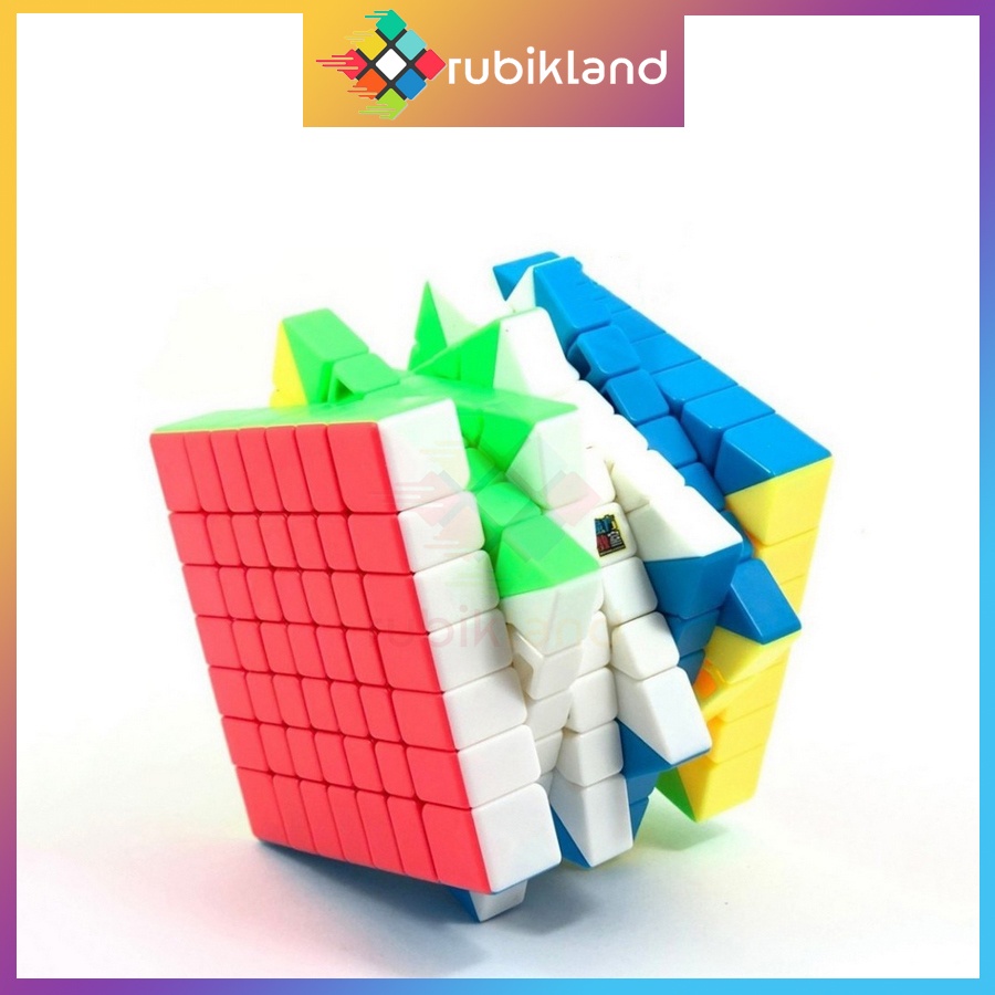 Rubik 7x7 Stickerless MoYu MeiLong MFJS Rubic 7 Tầng Đồ Chơi Trí Tuệ Trẻ Em