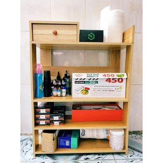 Kệ giày gỗ 5 tầng có ngăn kéo