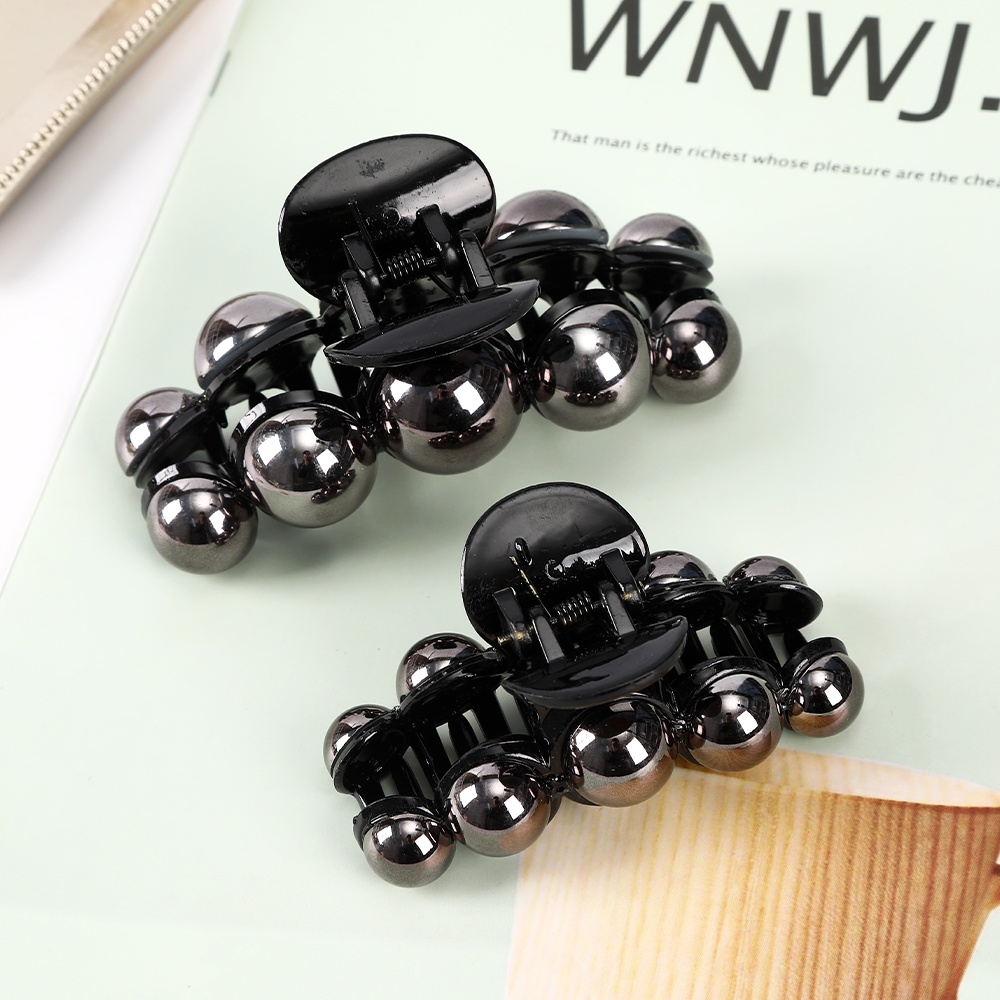 Kẹp tóc Haimeikang bằng acrylic màu trơn dễ phối đồ thời trang