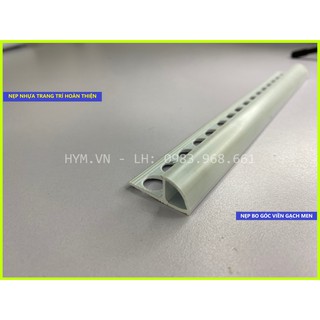 NẸP BO GÓC GẠCH ỐP LÁT 10 li | T12 MÀU TRẮNG
