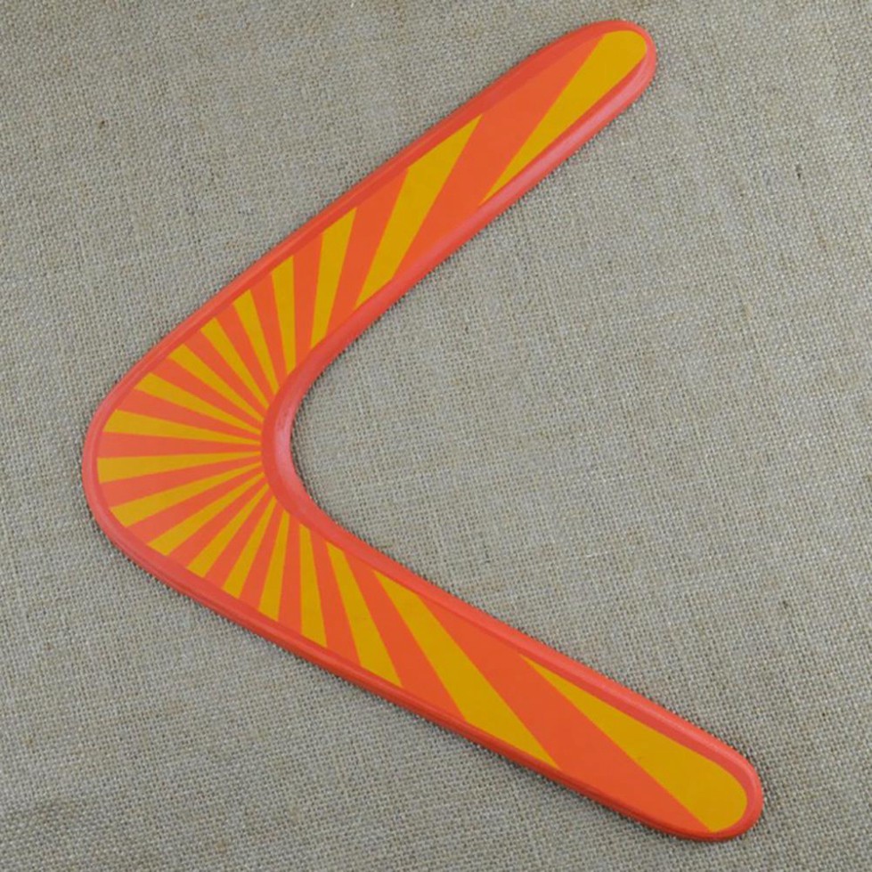 Sale 69%Boomerang in hình độc đáo thích hợp cho vận động ngoài trời, Orange Giá gốc 87000đ- 40C68