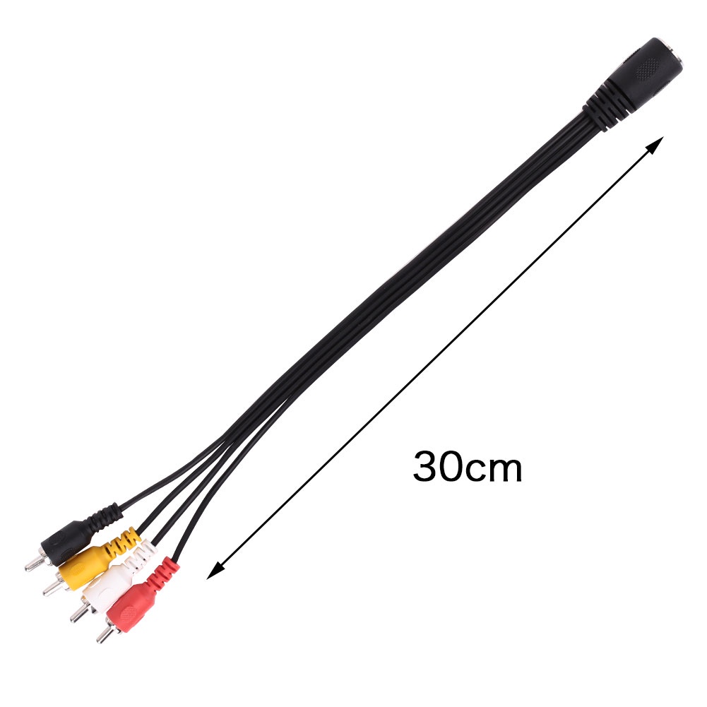 Cáp Chuyển Đổi Âm Thanh Từ 5pin Sang 4rca Av Dài 30cm Chuyên Dụng