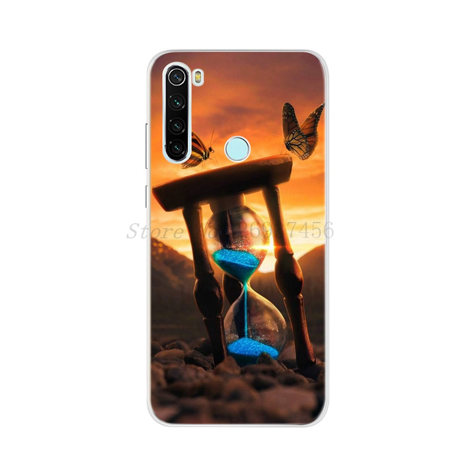 Ốp điện thoại silicon TPU mềm trong suốt cho Xiaomi Redmi Note 8T 2021 Note 8 Pro Note8 tùy chọn họa tiết