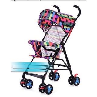 [Freeship] Xe đẩy trẻ em du lịch gấp gọn 2020 (mái che, phanh chân)