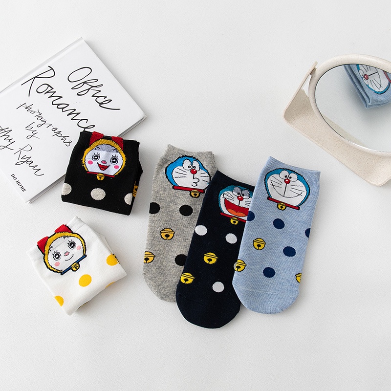 5 Pairs/Lot Summer Cute Cartoon Cotton Ankle Socks Women Fashion Colorful Novelty Animal Funny Girls Hosiery Female Short Socks